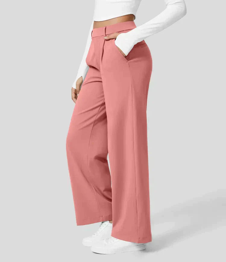 Drune | Damenhose mit weitem Bein - High Waist, Business & Casual geeignet