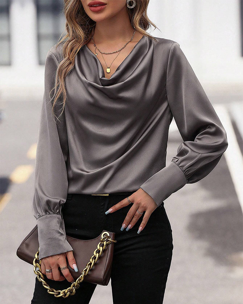 Drune | Bluse mit Falten