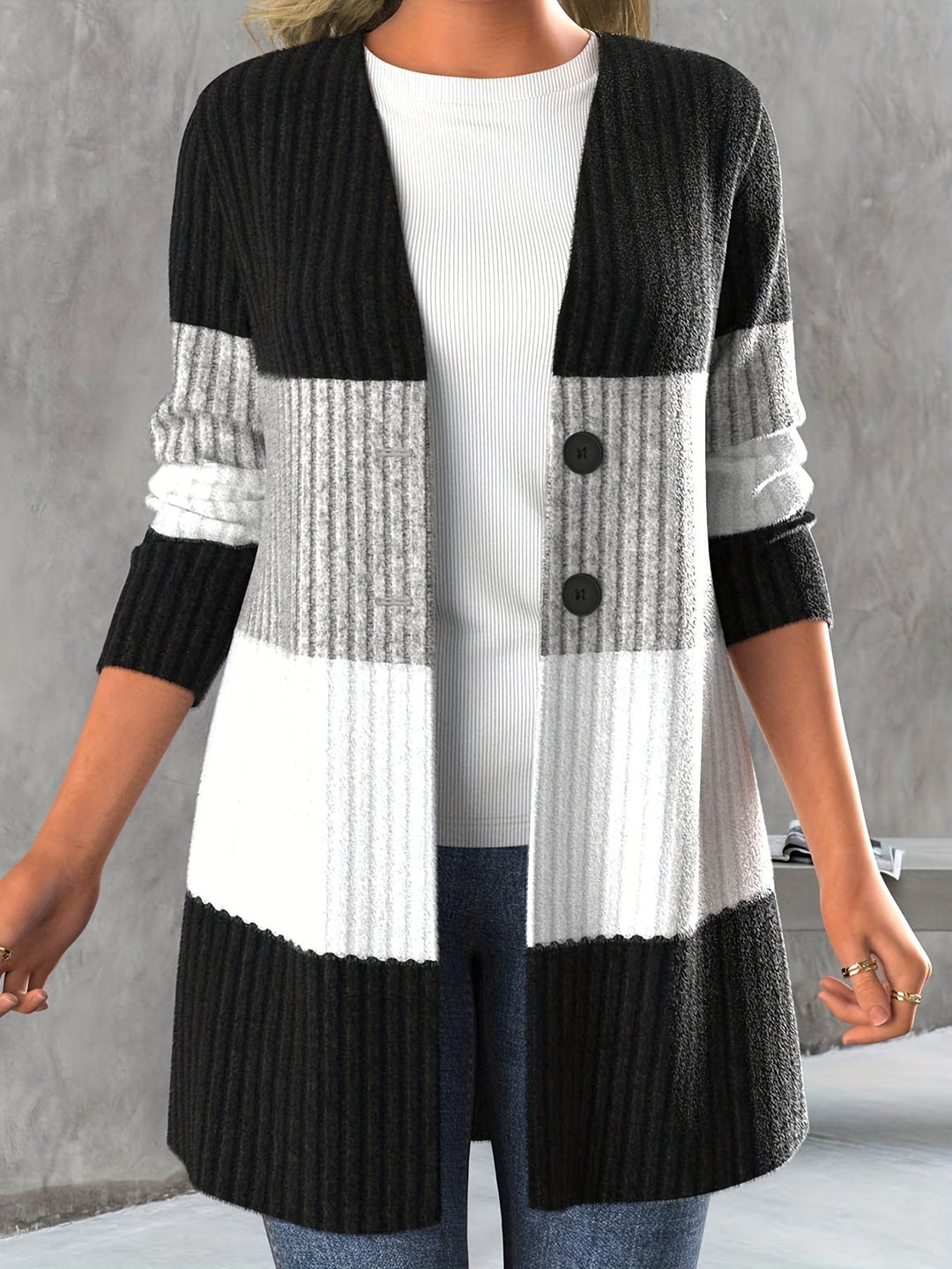 Drune | Modische und Mühelose Strickjacke