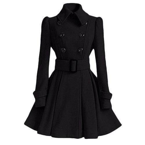 Drune | Damen Doppelreiher Windbreaker Trenchcoat