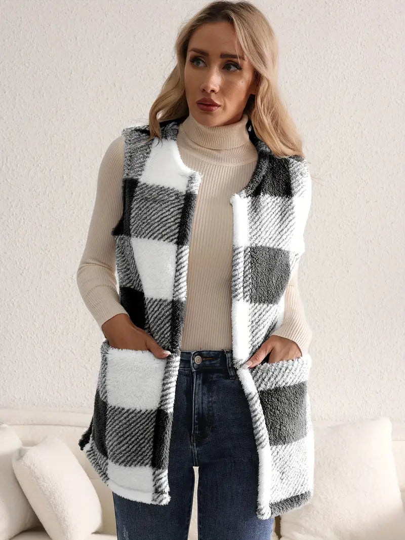 Drune | Sherpa Check Weste