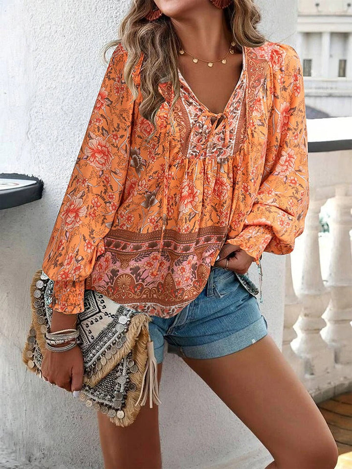 Drune | Elegantes Sommer Blumenoberteil Für Damen