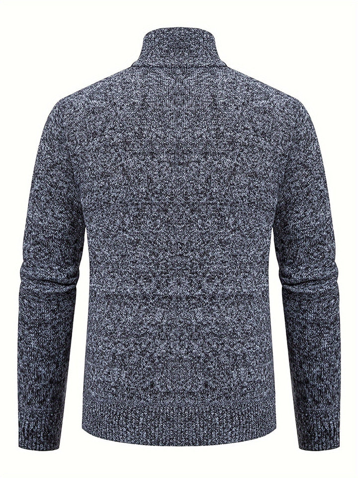 Drune | Strickcardigan mit Reißverschluss und Muster Acryl Bequem und Warm