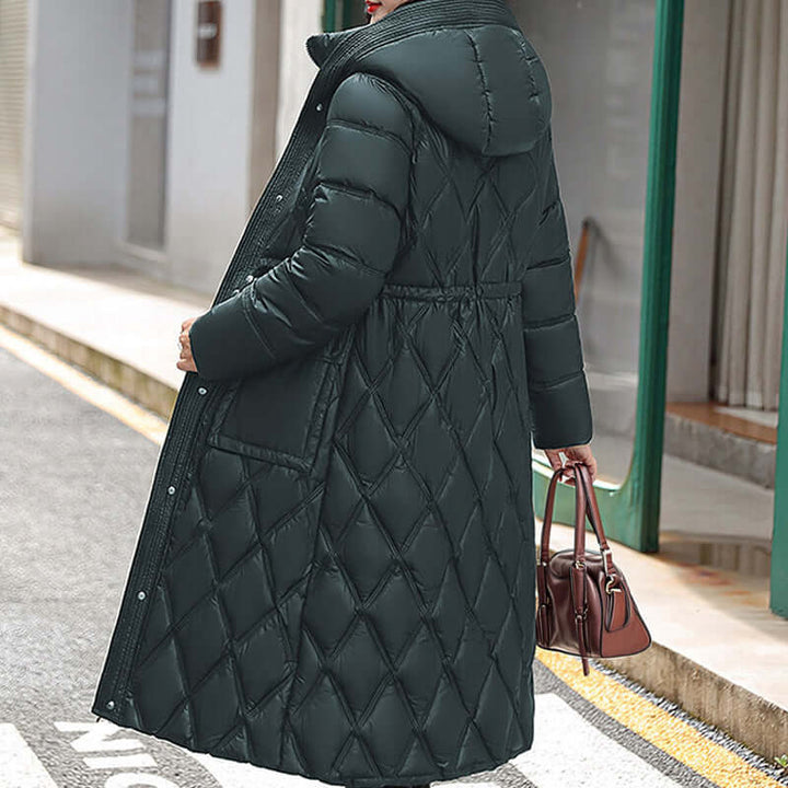 Drune | Damen gepolsterte Kapuzen Winterjacke