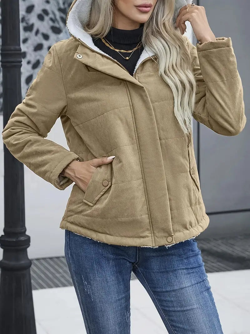 Drune | Steppjacke mit Reißverschluss vorne
