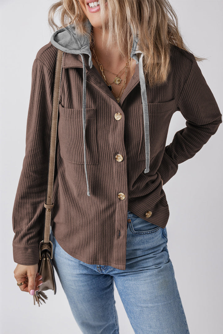 Drune | Hoodie Shirtjacke Weich und Praktisch Perfekt Für Den Alltag