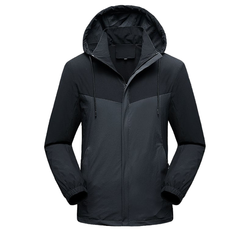 Drune | Wasserdichte Herren Sportjacke mit verstellbarer Kapuze