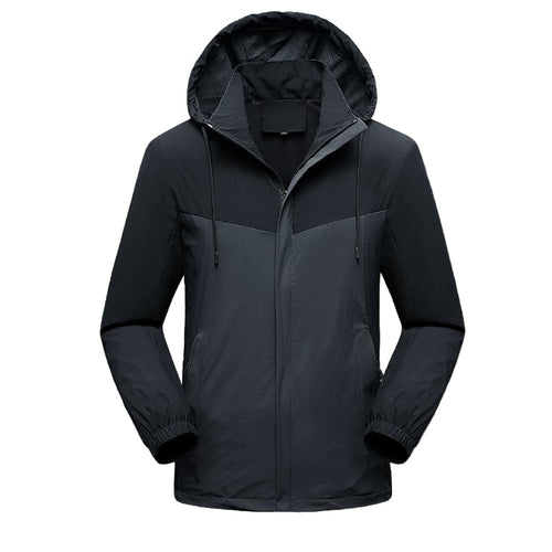 Drune | Wasserdichte Herren Sportjacke mit verstellbarer Kapuze