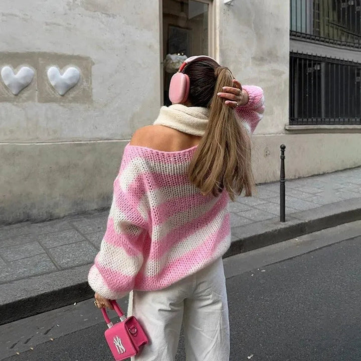 Drune | Gestreifter Pullover