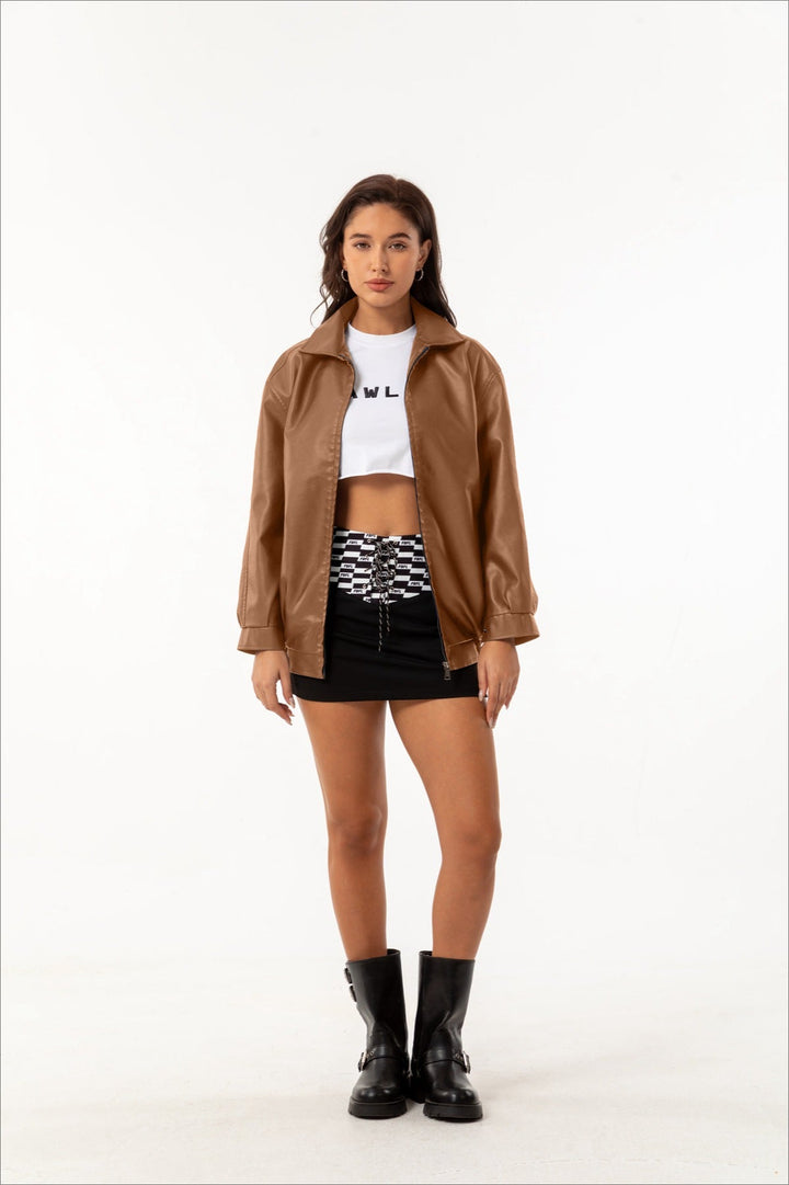 Drune | Reverslederjacke