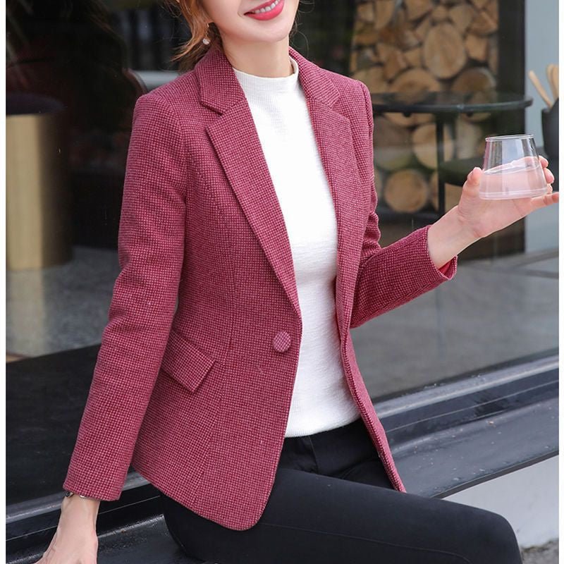 Drune | Blazer - Strukturierte Eleganz - Wollmischung - Büro- und Freizeitkleidung