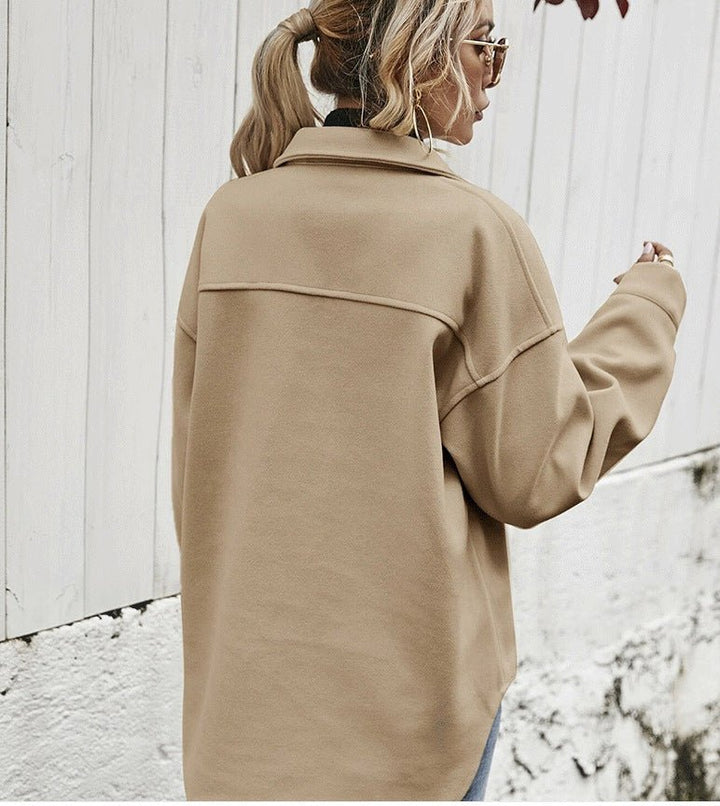 Drune | Shirt-Jacke - Weiches gebürstetes Material - Lässiges Lage-Stück