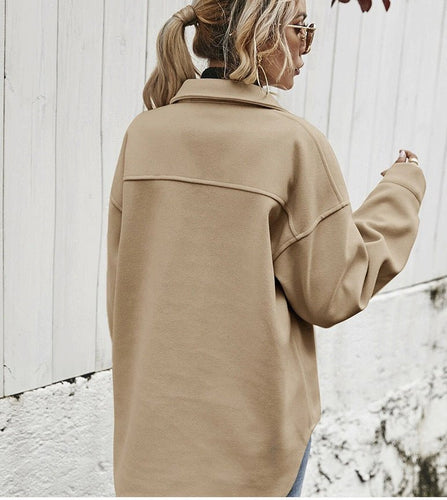 Drune | Shirt-Jacke - Weiches gebürstetes Material - Lässiges Lage-Stück