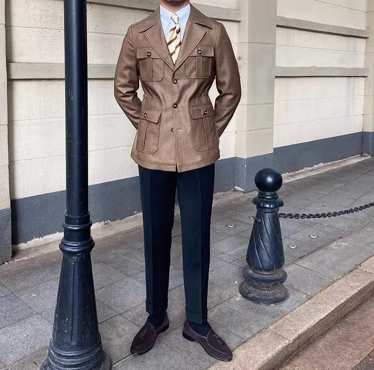 Drune | Wintermantel mit Schneiderkragen, Haute Couture