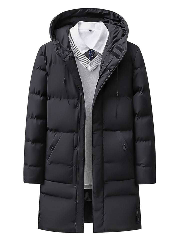 Drune | Fleece-Gefütterte Reißverschluss Vorderseite Winter Jacke Für Herren - Perfekt für Outdoor-Aktivitäten