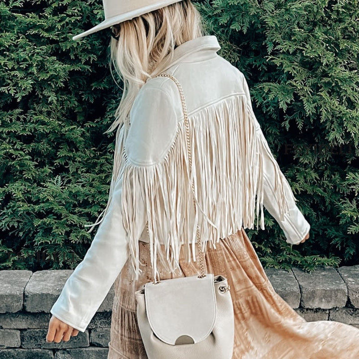 Drune | jacke Mit Fransen Für Boho-Chic Look