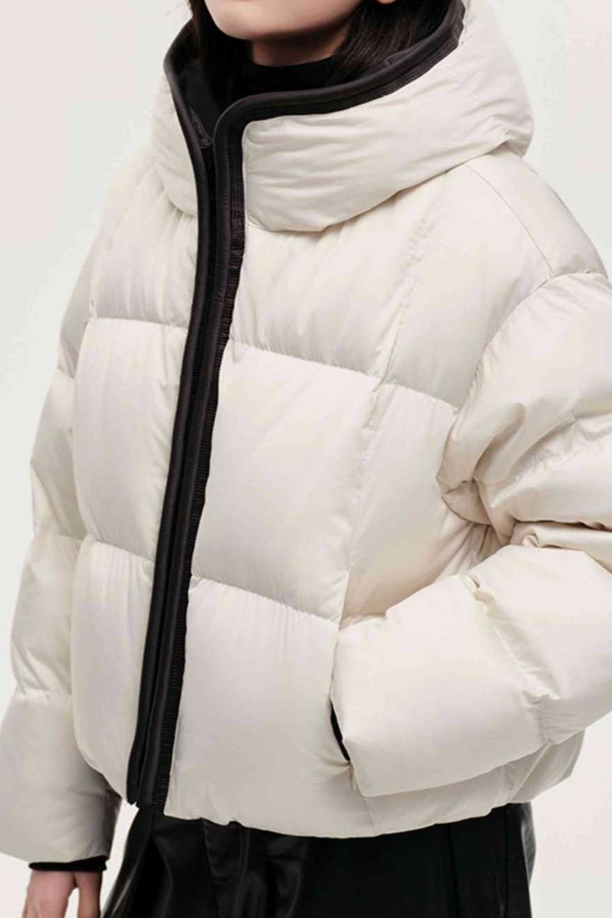 Drune | Kapuzenisolierte Pufferjacke