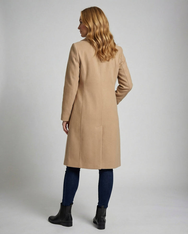 Slim Wollmantel Damen Winter | Drune