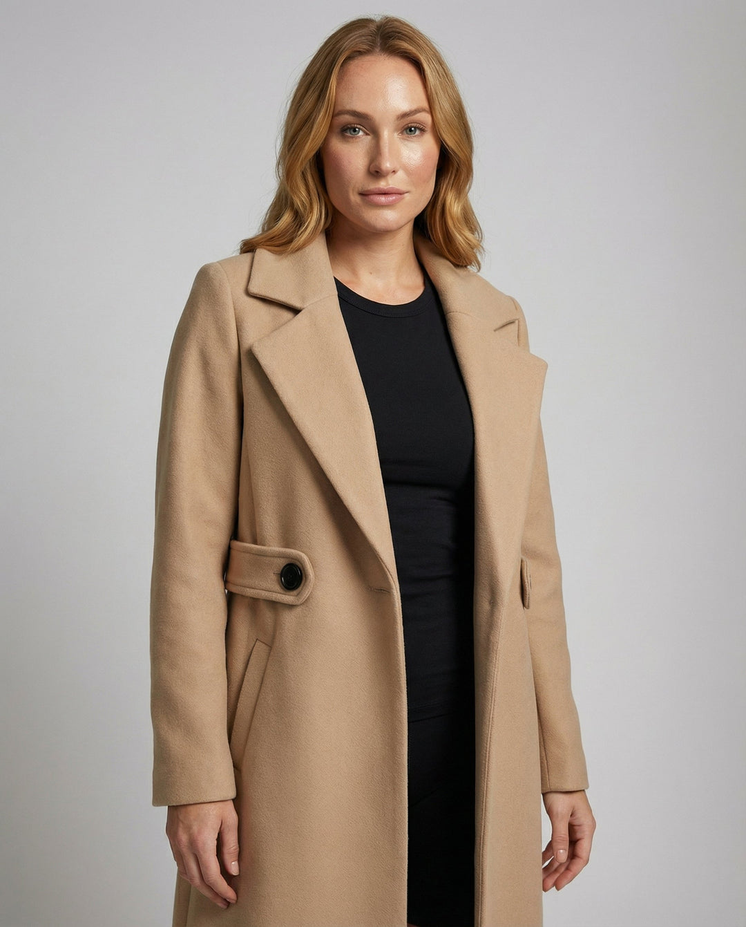 Slim Wollmantel Damen Winter | Drune