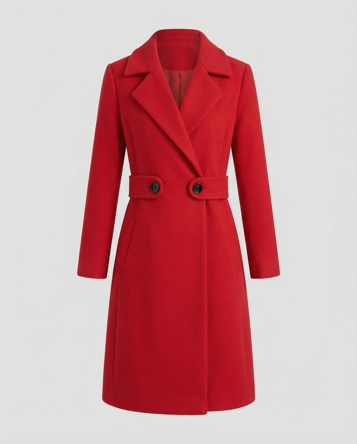 Slim Wollmantel Damen Winter | Drune