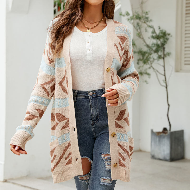 Drune | Lässiger Strick Strickjacke