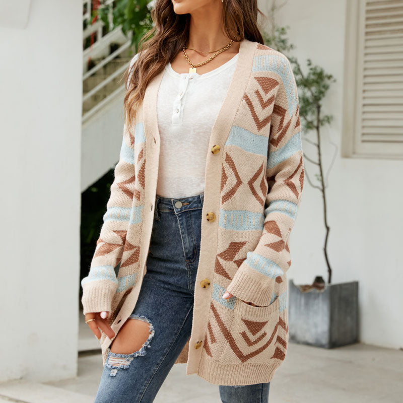 Drune | Lässiger Strick Strickjacke