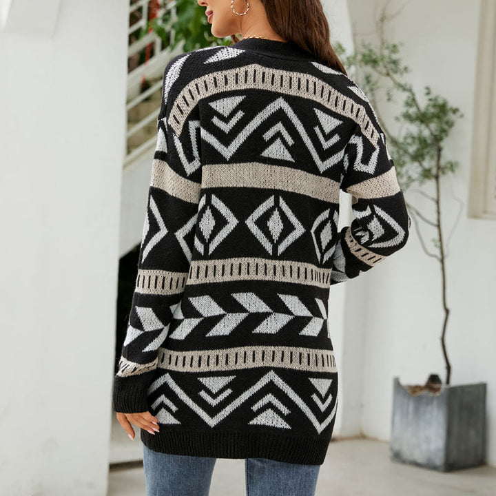 Drune | Lässiger Strick Strickjacke
