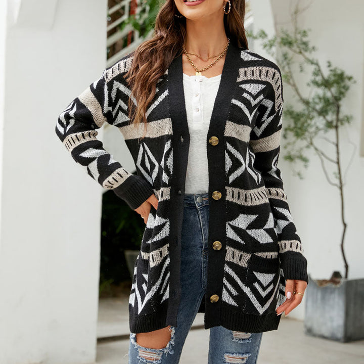 Drune | Lässiger Strick Strickjacke