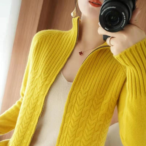 Drune | Kaschmir-Strickjacke