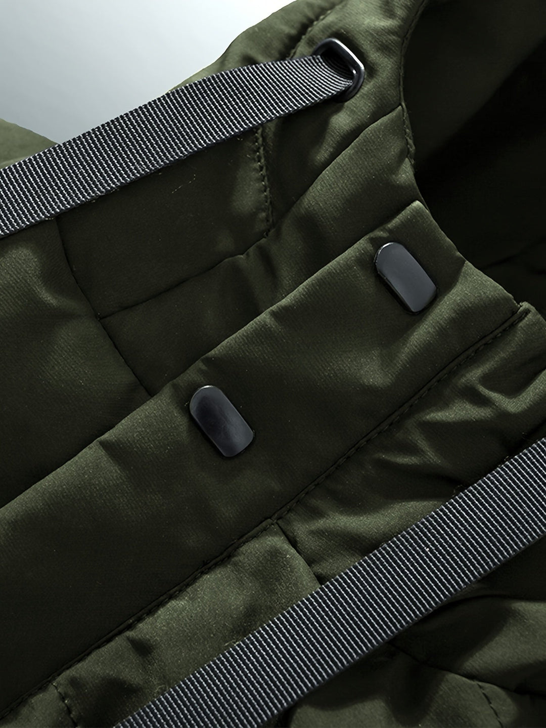 Drune | Winddichte Mittellange Reißverschluss Kapuzen Winterjacke - Ideal für Winter