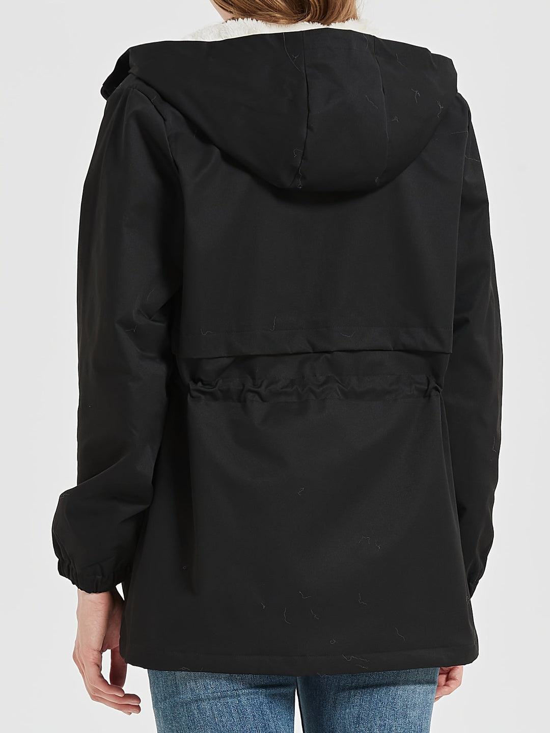 Drune | Fleece-Parka-Winterjacke mit Kapuze für Damen - Perfekt für Outdoor-Aktivitäten