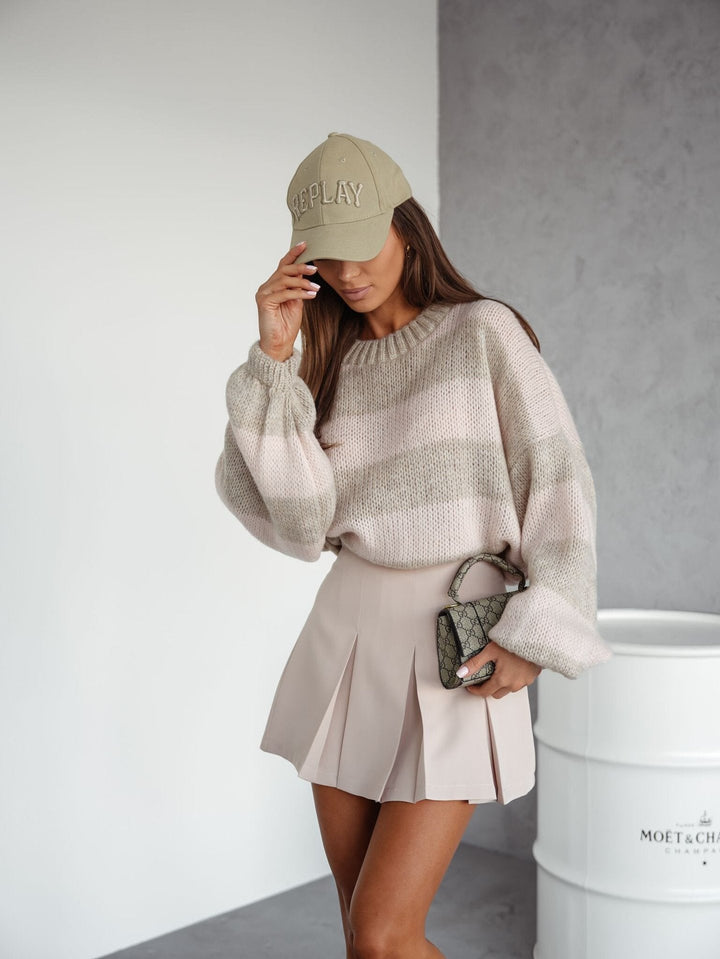 Drune | Light, airy knit sweater with loose-fitting sleeves
