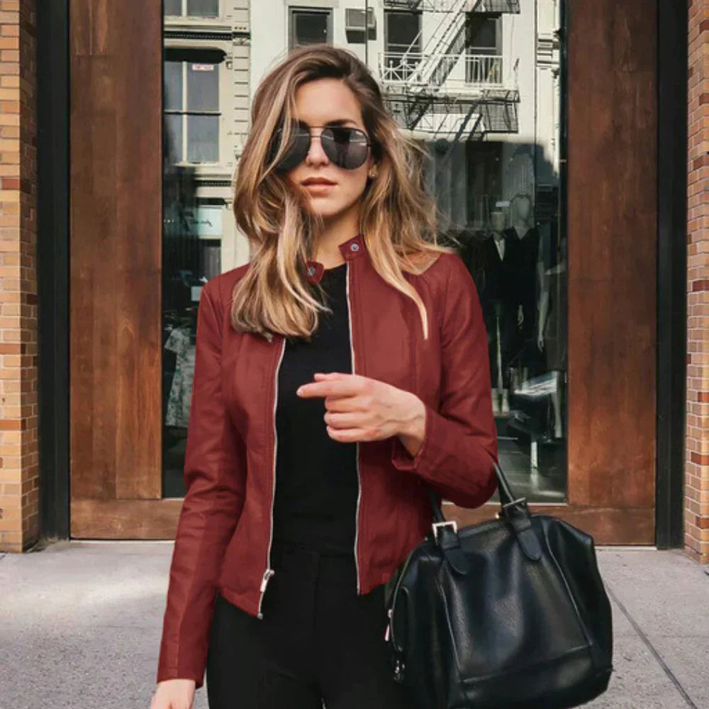 Drune | italienische Leder-Bikerjacke
