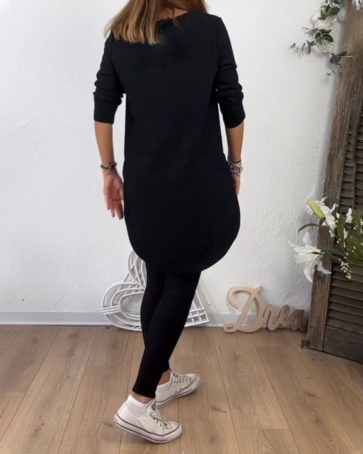 Drune | Top mit Rundhalsausschnitt