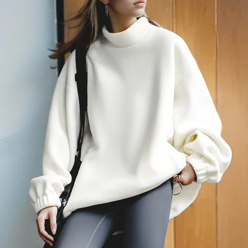 Drune | Oversize-Pullover mit Stehkragen