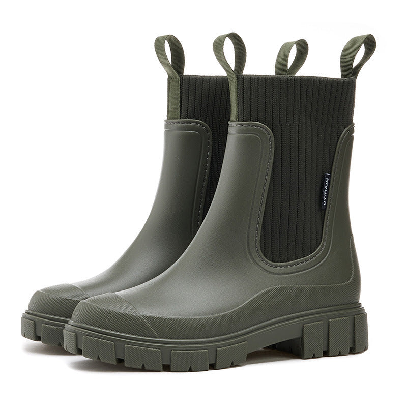 Drune | Gummistiefel - Wasserdicht mit Antirutschsohle, Perfekt für Regenwetter