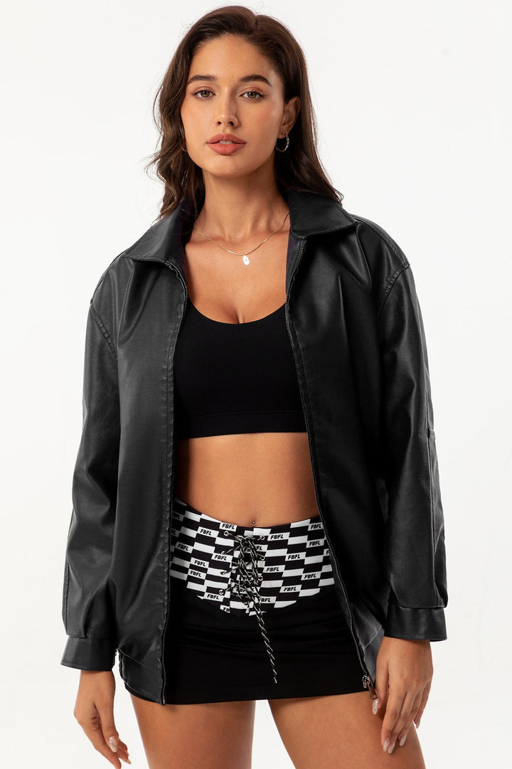 Drune | Reverslederjacke