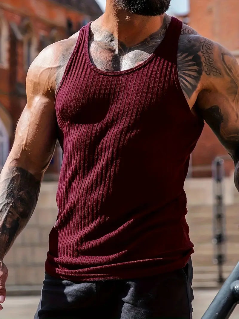 Drune | Atmungsaktives, Lässiges Tanktop Für Herren