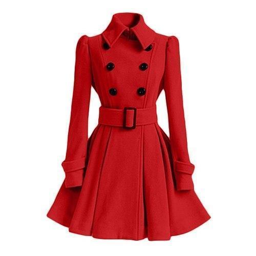 Drune | Damen Doppelreiher Windbreaker Trenchcoat