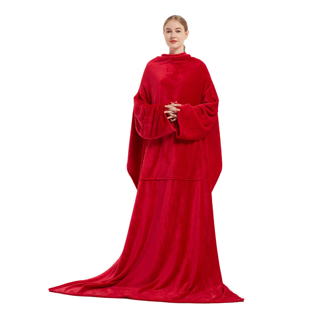 Drune | Tragbare Fleece-Decke mit Tasche