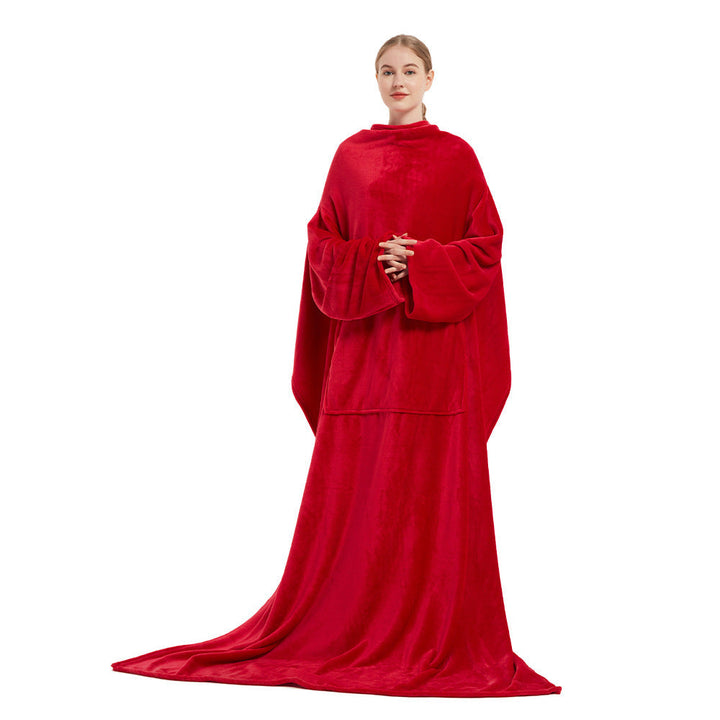 Drune | Tragbare Fleece-Decke mit Tasche