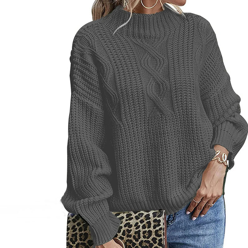 Drune | Stylischer Pullover Aus Gedrehtem Strick für Damen