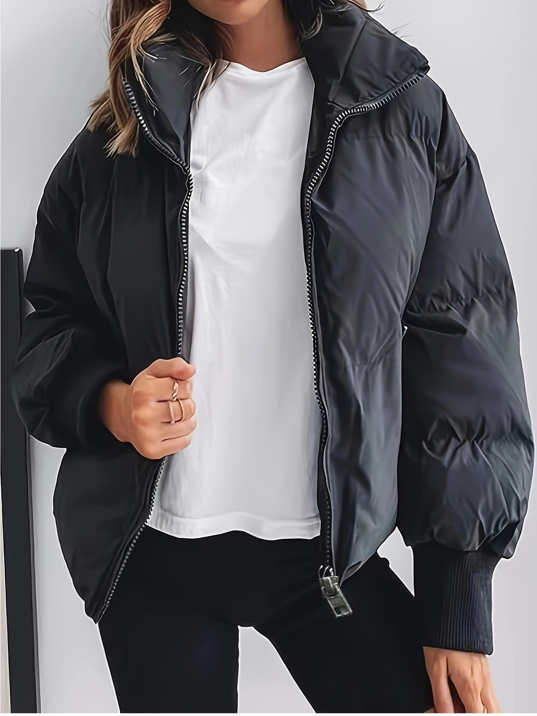 Drune | Kurze Puffer Winterjacke für Frauen - Perfekt für Wintertage