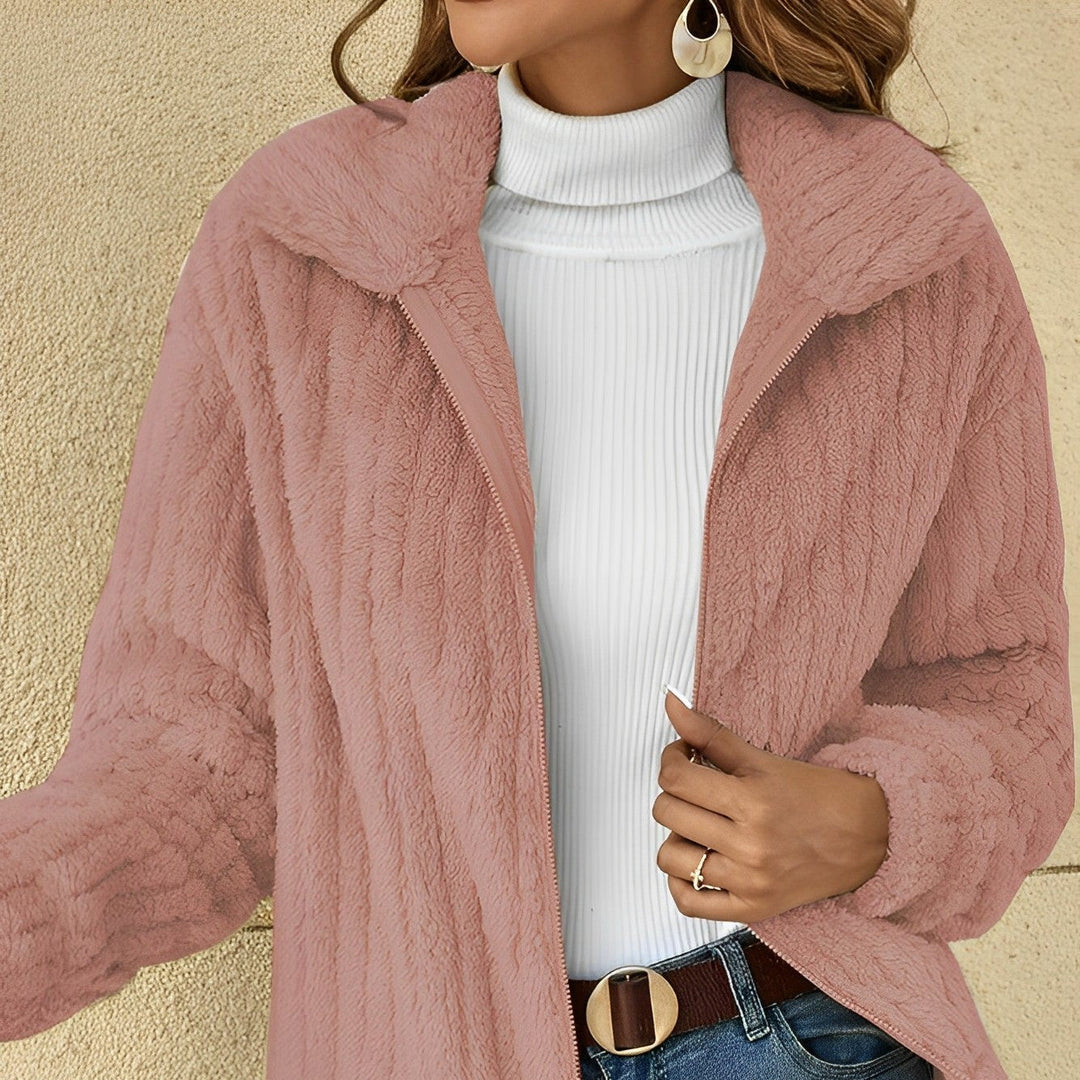 Drune | Frauen Stylischer Teddy-Mantel Gemütlicher Stil