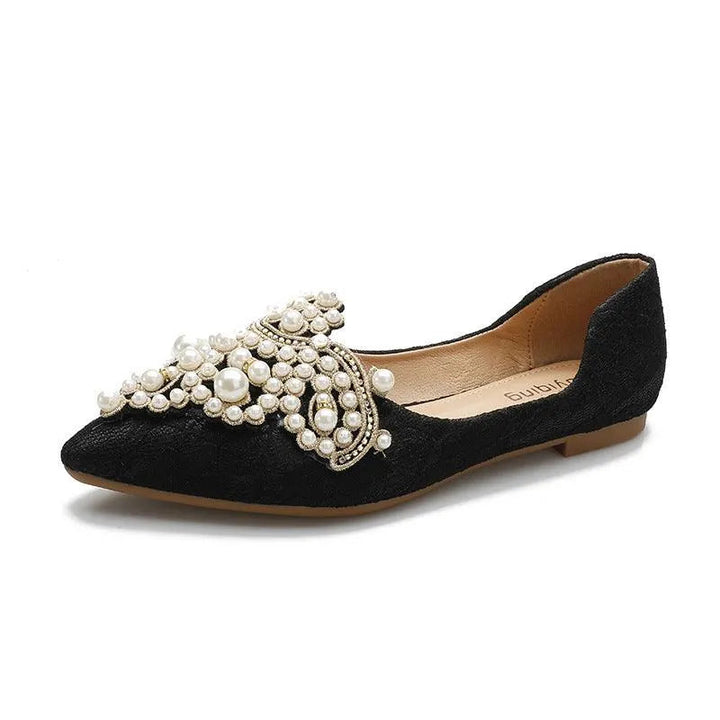 Drune | Elegante Ballerina mit Perlen