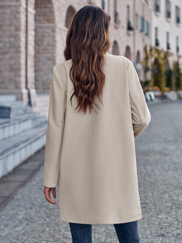 Drune | Offene Vorderseite Langarm Blazer