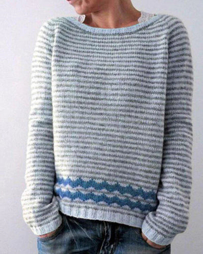 Drune | skandinavischer Pullover - weicher grauer norwegischer Damenpulli