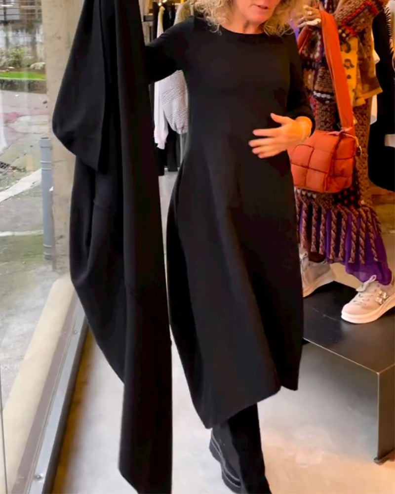Drune | Einfarbiges Kleid