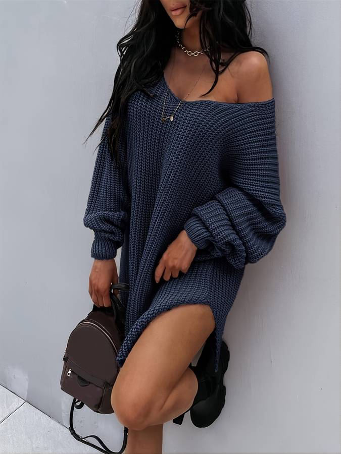 Drune - Übergroßes Strickkleid
