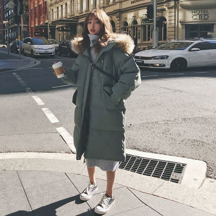 Drune | gepolstertes Jacket mit Pelzkragen für Damen - Diana